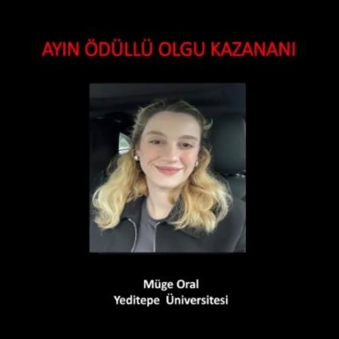 📣📣📣Ayın ödüllü olgu kazananını kutluyoruz.
