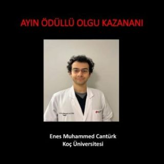 📣📣📣Ayın ödüllü olgu kazananını kutluyoruz.