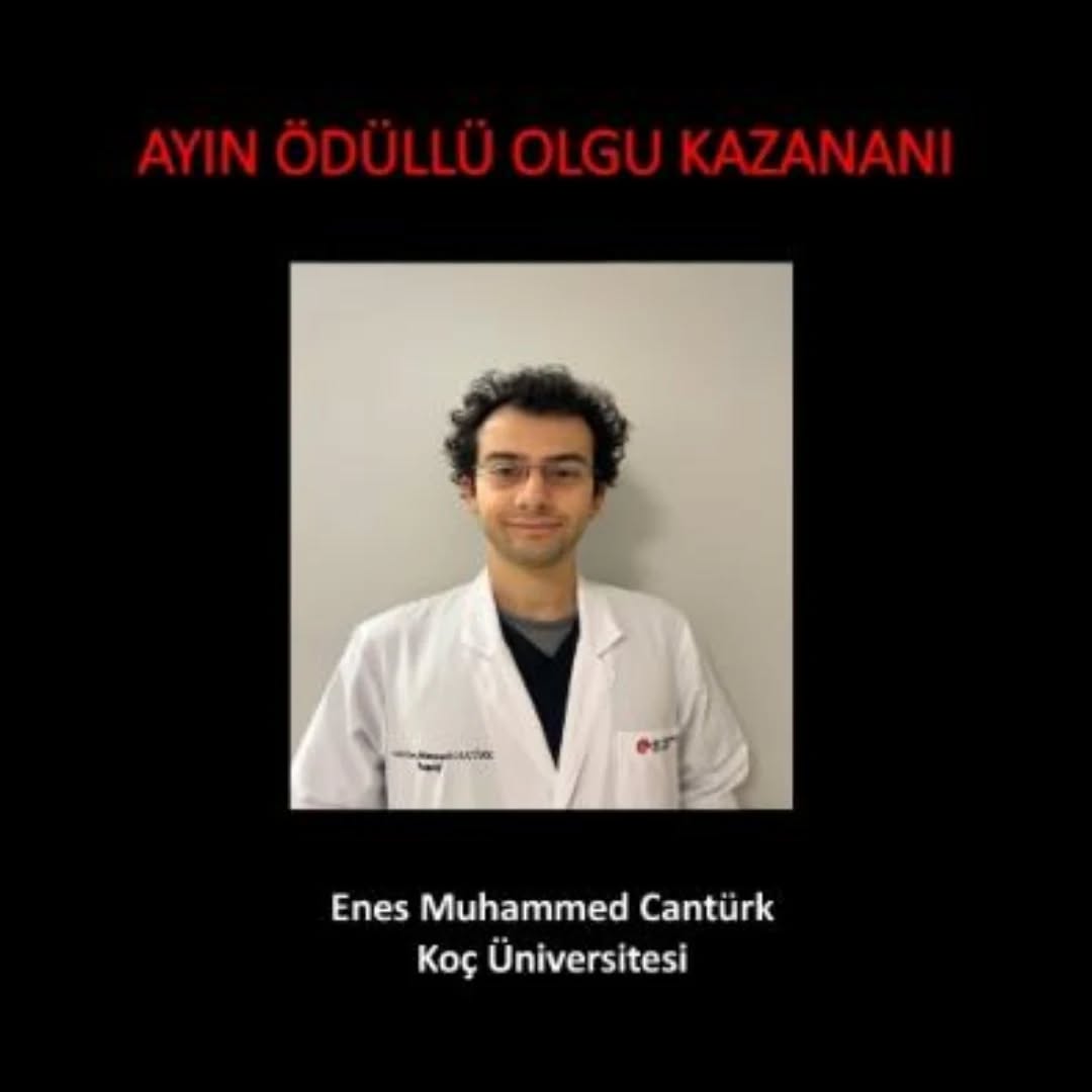 📣📣📣Ayın ödüllü olgu kazananını kutluyoruz.