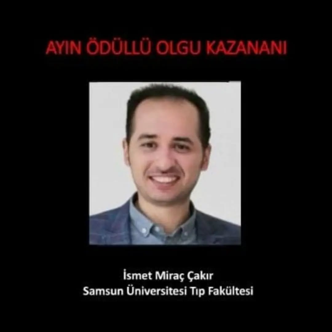 📣📣📣Ayın ödüllü olgu kazananını kutluyoruz.